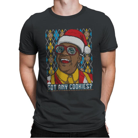 Got Any Cookies - Ugly Holiday - Mens Premium T-Shirts RIPT Apparel Small / Heavy Metal