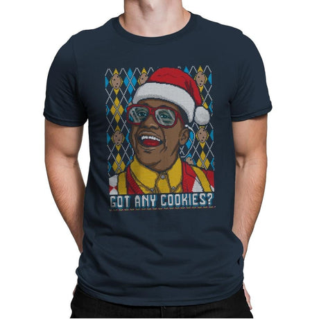 Got Any Cookies - Ugly Holiday - Mens Premium T-Shirts RIPT Apparel Small / Indigo