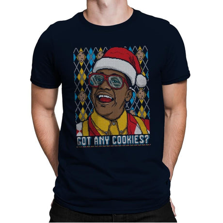 Got Any Cookies - Ugly Holiday - Mens Premium T-Shirts RIPT Apparel Small / Midnight Navy