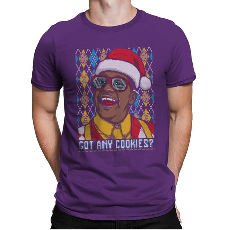 Got Any Cookies - Ugly Holiday - Mens Premium T-Shirts RIPT Apparel Small / Purple Rush