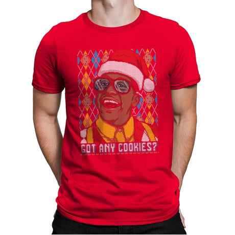 Got Any Cookies - Ugly Holiday - Mens Premium T-Shirts RIPT Apparel Small / Red