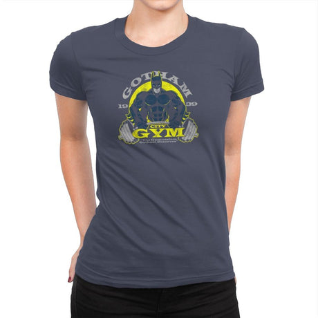 Gotham Gym Exclusive - Womens Premium T-Shirts RIPT Apparel Small / Indigo