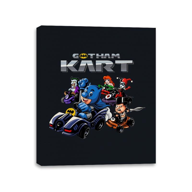 Gotham Kart - Canvas Wraps Canvas Wraps RIPT Apparel 11x14 / Black