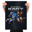 Gotham Kart - Prints Posters RIPT Apparel 18x24 / Black