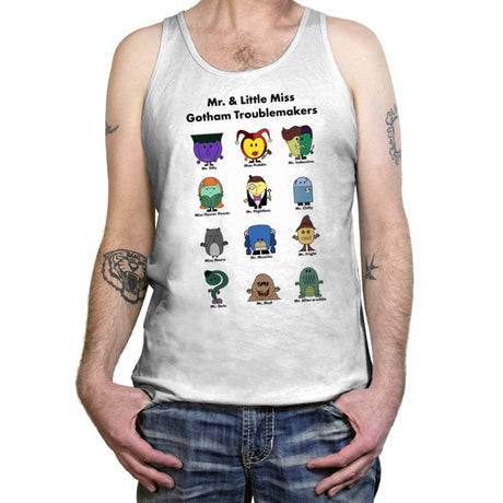 Gotham Troublemakers - Tanktop Tanktop RIPT Apparel X-Small / White