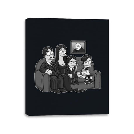 Gothic Family - Canvas Wraps Canvas Wraps RIPT Apparel 11x14 / Black