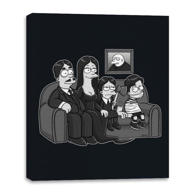 Gothic Family - Canvas Wraps Canvas Wraps RIPT Apparel 16x20 / Black