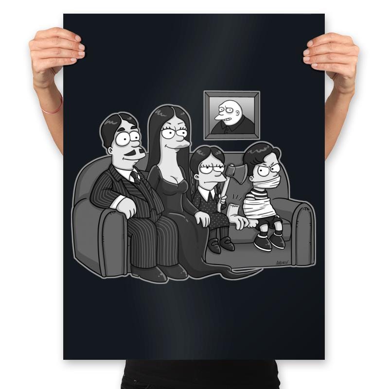 Gothic Family - Prints Posters RIPT Apparel 18x24 / Black