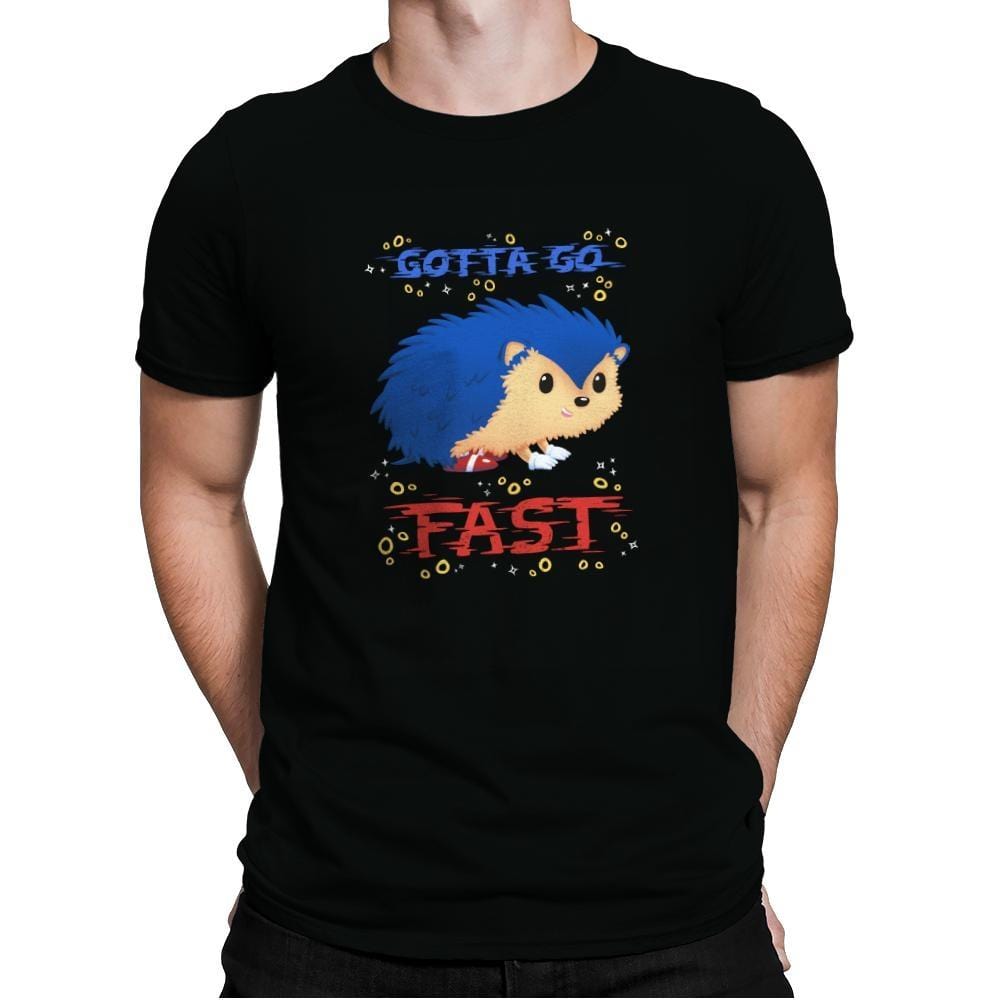 Gotta Go Super Fast - Mens Premium T-Shirts RIPT Apparel Small / Midnight Navy