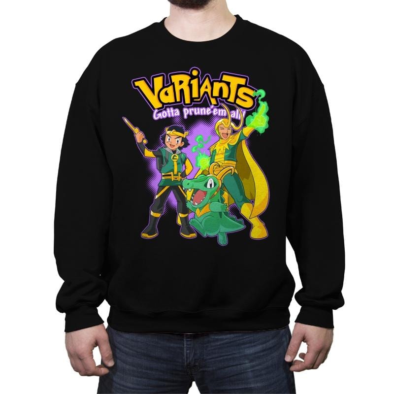 Gotta Prune'em All! - Crew Neck Sweatshirt Crew Neck Sweatshirt RIPT Apparel Small / Black