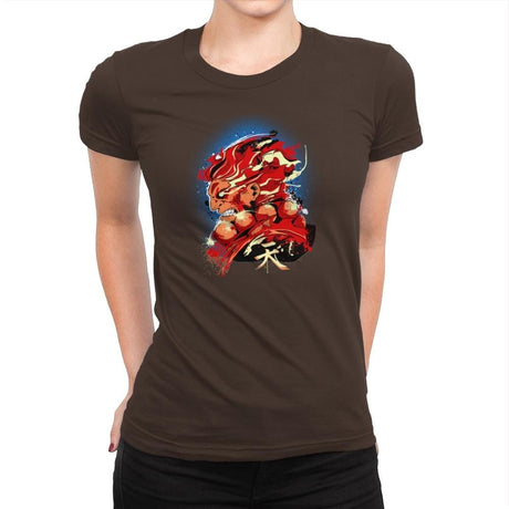 Gouki - Graffitees - Womens Premium T-Shirts RIPT Apparel Small / Dark Chocolate