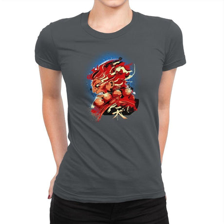 Gouki - Graffitees - Womens Premium T-Shirts RIPT Apparel Small / Heavy Metal