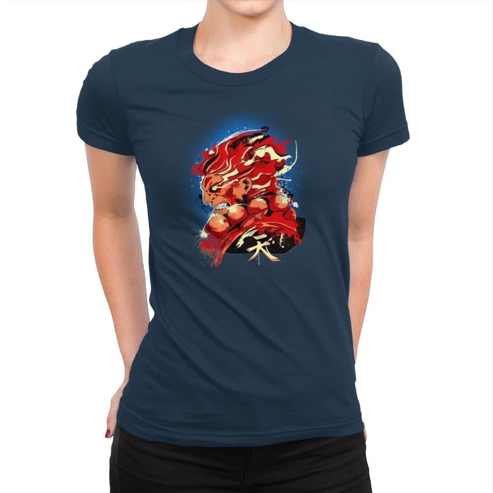 Gouki - Graffitees - Womens Premium T-Shirts RIPT Apparel Small / Midnight Navy