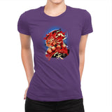 Gouki - Graffitees - Womens Premium T-Shirts RIPT Apparel Small / Purple Rush