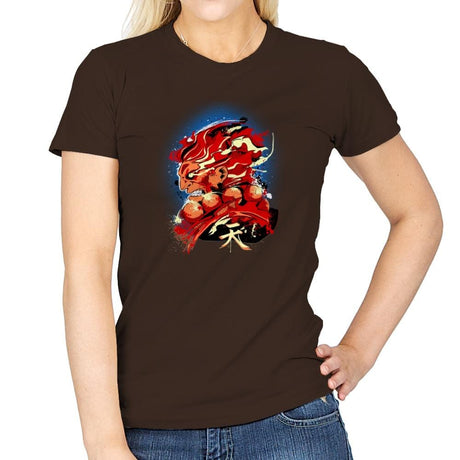 Gouki - Graffitees - Womens T-Shirts RIPT Apparel Small / Dark Chocolate