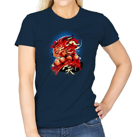 Gouki - Graffitees - Womens T-Shirts RIPT Apparel Small / Navy