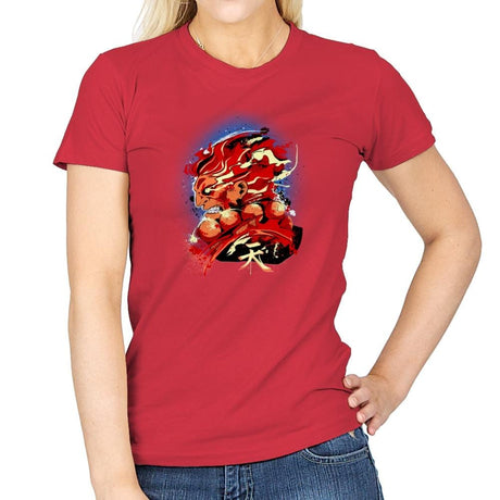 Gouki - Graffitees - Womens T-Shirts RIPT Apparel Small / Red