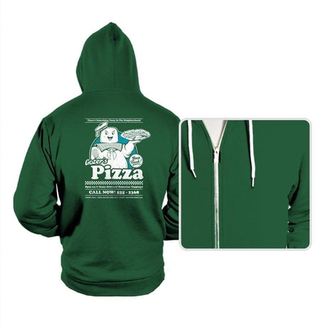 Gozer's Pizza - Hoodies Hoodies RIPT Apparel Small / True Royal