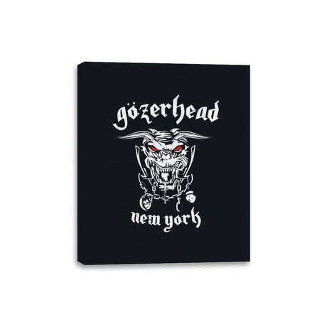 Gozerhead - Canvas Wraps Canvas Wraps RIPT Apparel 8x10 / Black