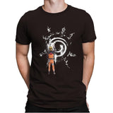 Graff Naruto - Mens Premium T-Shirts RIPT Apparel Small / Dark Chocolate