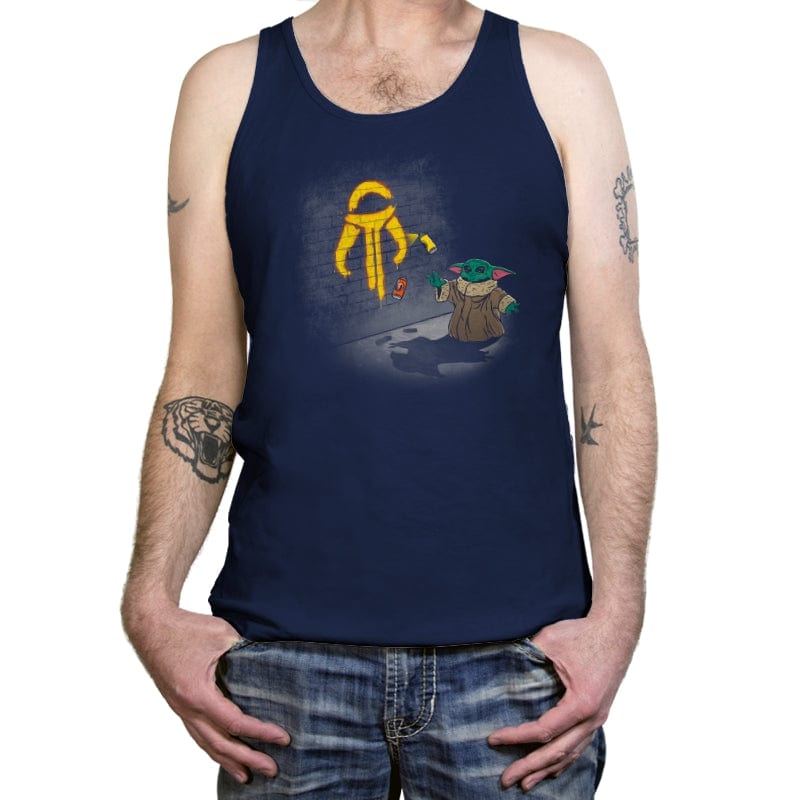 Graffiti Force - Tanktop Tanktop RIPT Apparel X-Small / Navy