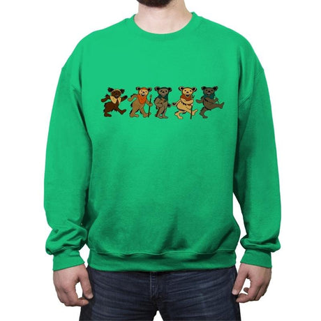 Grateful Woks - Crew Neck Sweatshirt Crew Neck Sweatshirt RIPT Apparel Small / Irish Green