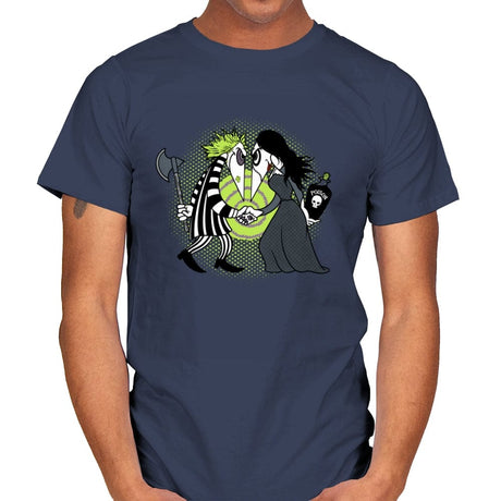 Grave Robber Vs Witch - Mens T-Shirts RIPT Apparel Small / Navy