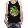 Great Dragon Off Kanagawa - Tanktop Tanktop RIPT Apparel X-Small / Black