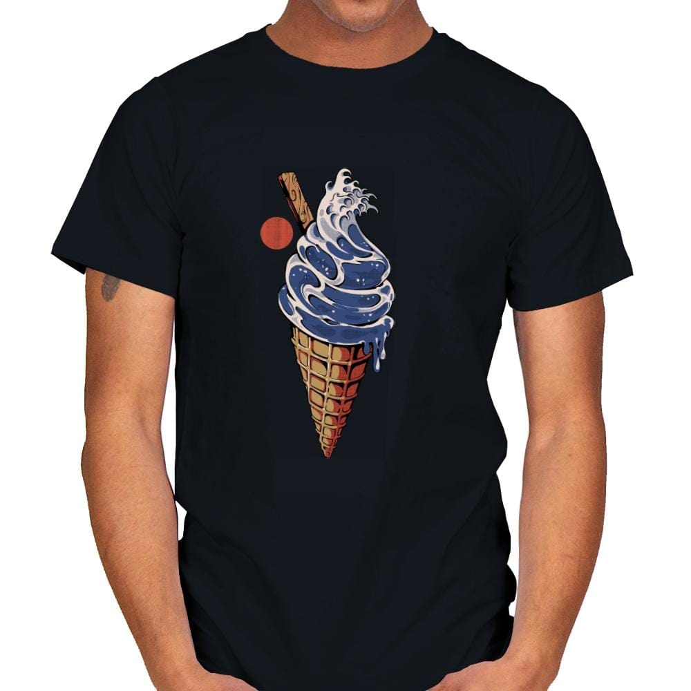 Great Ice Cream - Mens T-Shirts RIPT Apparel Small / Black