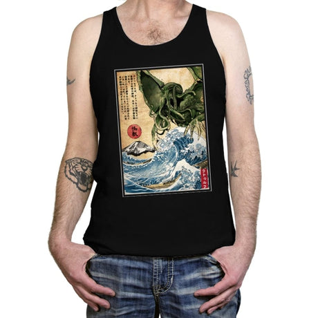 Great Old One in Japan - Tanktop Tanktop RIPT Apparel X-Small / Black