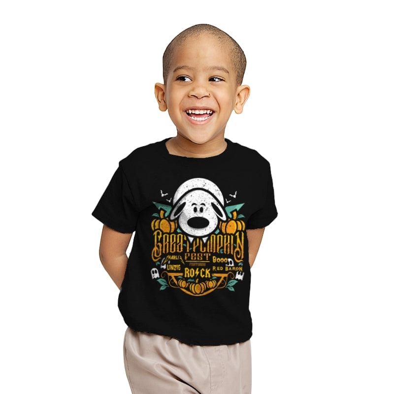 Great Pumpkin Fest - Youth T-Shirts RIPT Apparel X-small / Black