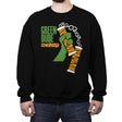 Green Dude - Crew Neck Sweatshirt Crew Neck Sweatshirt RIPT Apparel Small / Black