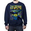 Green Scream - Crew Neck Sweatshirt Crew Neck Sweatshirt RIPT Apparel Small / Navy