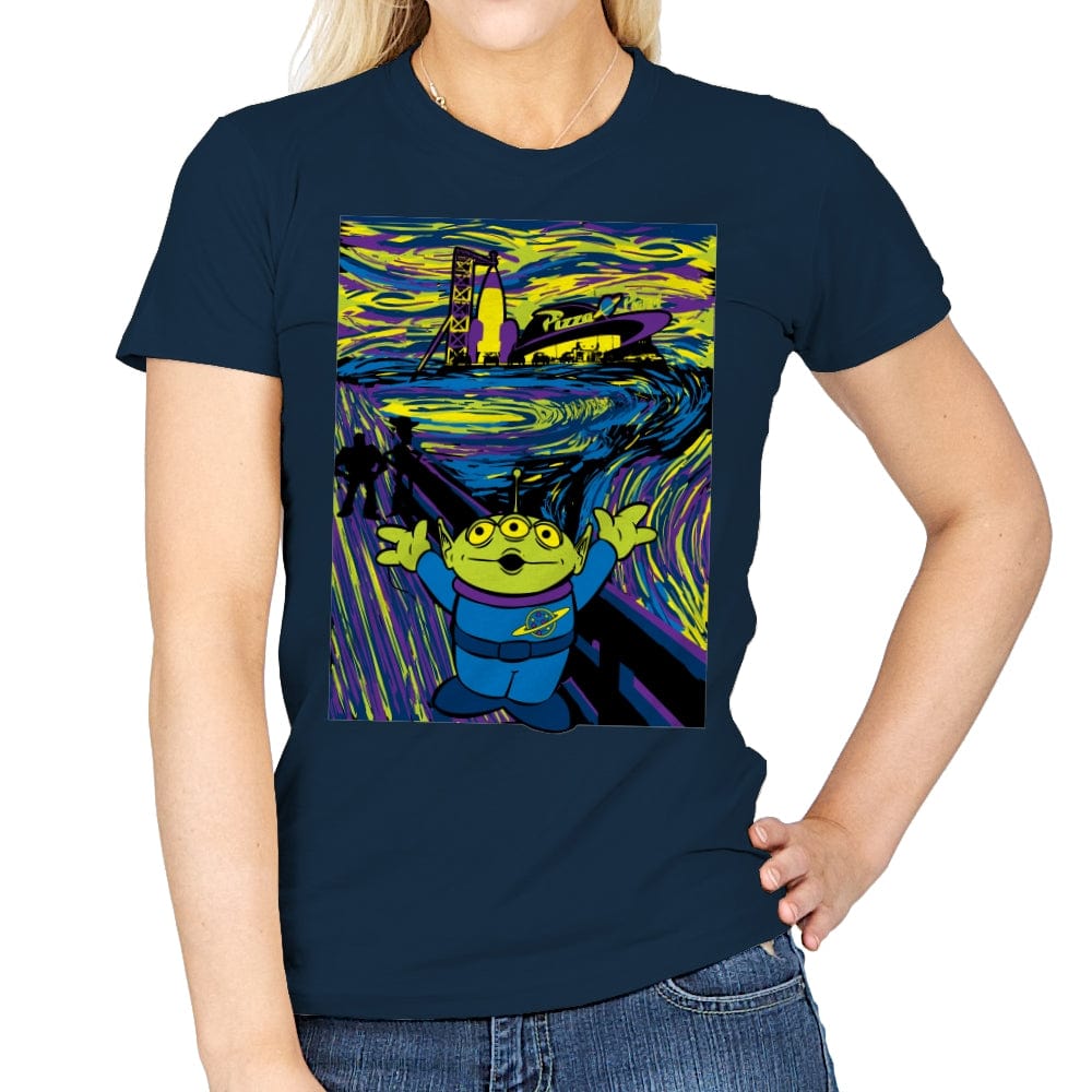 Green Scream - Womens T-Shirts RIPT Apparel Small / Navy