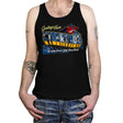 Greetings from Cyberplanet - Tanktop Tanktop RIPT Apparel X-Small / Black