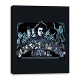 Greetings from Edward's Castle - Canvas Wraps Canvas Wraps RIPT Apparel 16x20 / Black