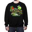 Greetings from Ghost HQ - Crew Neck Sweatshirt Crew Neck Sweatshirt RIPT Apparel Small / Black