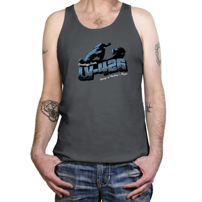 Greetings from LV-426 Exclusive - Tanktop Tanktop RIPT Apparel X-Small / Asphalt