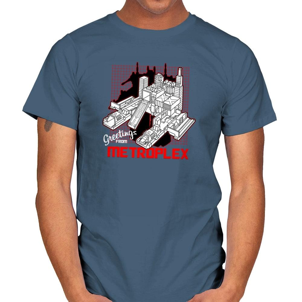 Greetings from the Metro Exclusive - Shirtformers - Mens T-Shirts RIPT Apparel Small / Indigo Blue