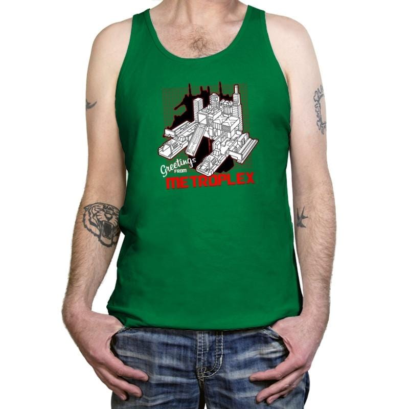 Greetings from the Metro Exclusive - Shirtformers - Tanktop Tanktop RIPT Apparel X-Small / Kelly