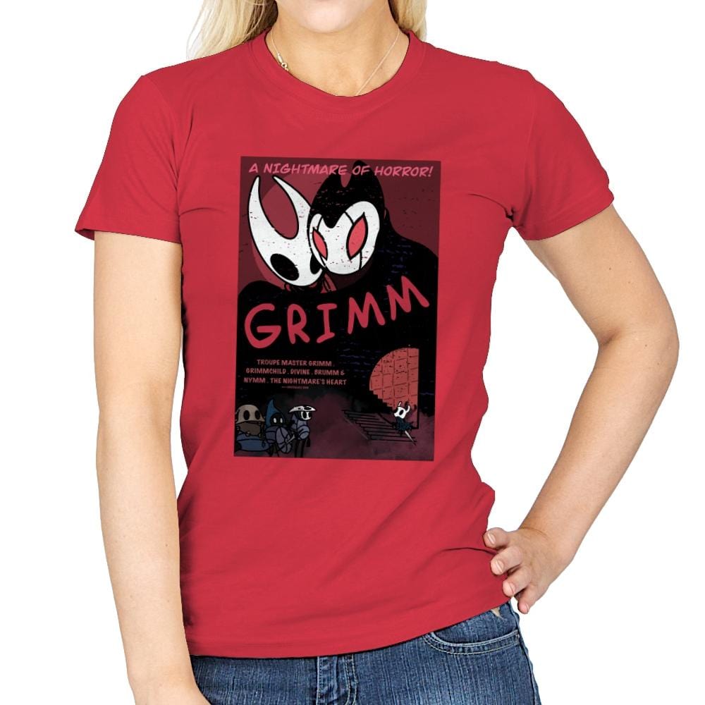 Grimm - Womens T-Shirts RIPT Apparel Small / Red