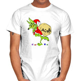 Grinch E. Coyote - Mens T-Shirts RIPT Apparel Small / White