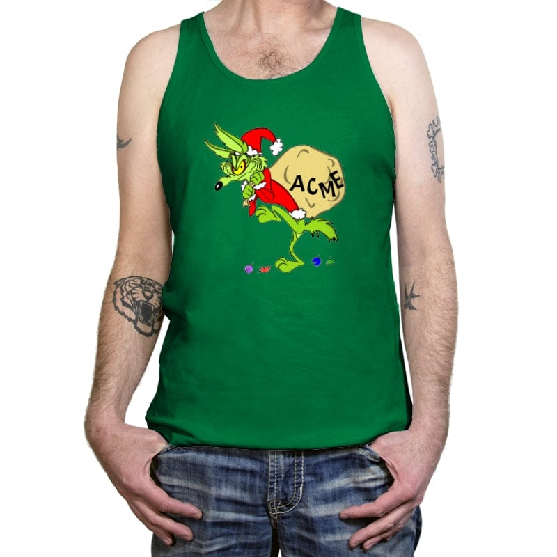 Grinch E. Coyote - Tanktop Tanktop RIPT Apparel X-Small / Kelly