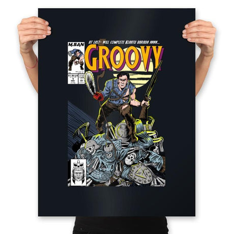 Grooverine - Prints Posters RIPT Apparel 18x24 / Black