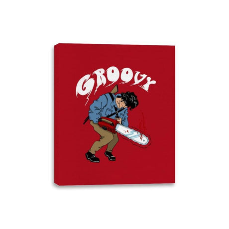 Groovy - Canvas Wraps Canvas Wraps RIPT Apparel 8x10 / Red