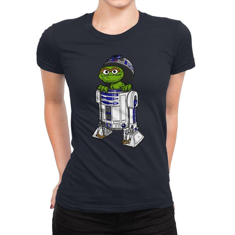 Grouch2 D2 - Womens Premium T-Shirts RIPT Apparel Small / Midnight Navy