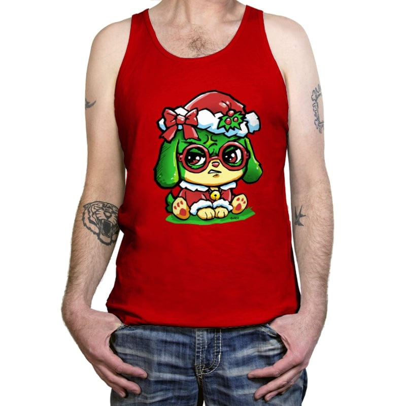 Grumpy Dog - Tanktop Tanktop RIPT Apparel X-Small / Red