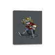 Grunge Cat - Canvas Wraps Canvas Wraps RIPT Apparel 8x10 / Charcoal