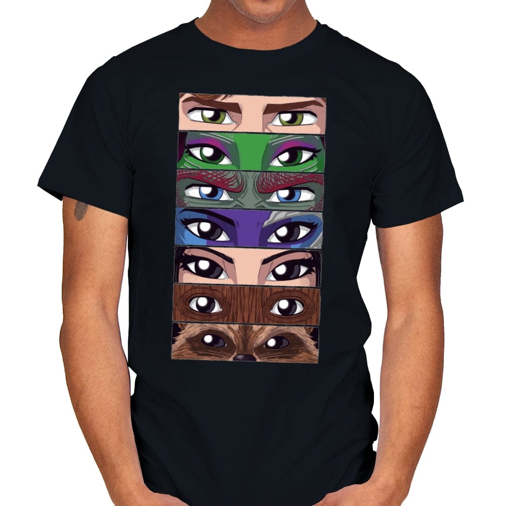 Guardian Eyes - Mens T-Shirts RIPT Apparel Small / Black