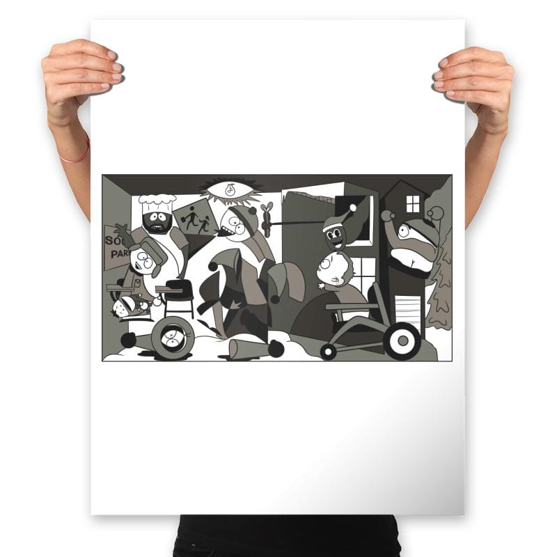 Guernica Park - Prints Posters RIPT Apparel 18x24 / White